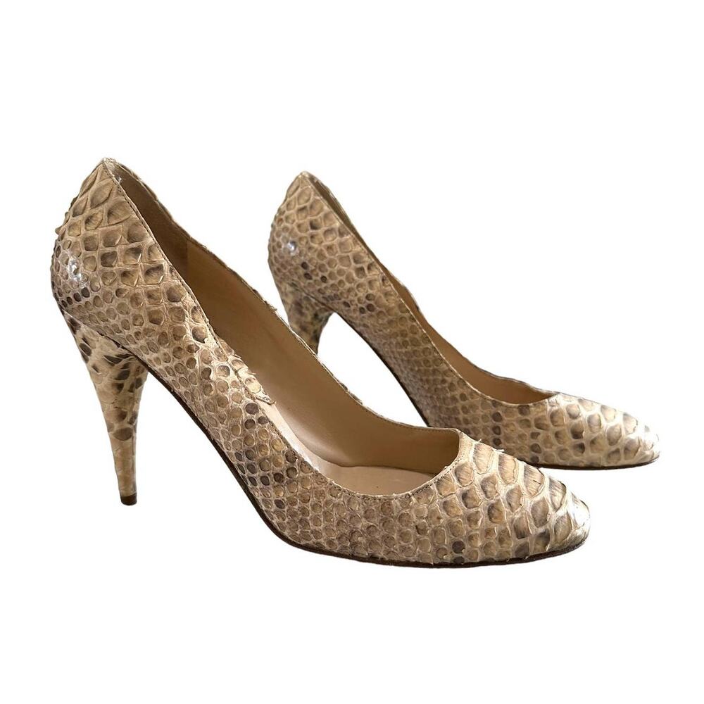 Michael Kors Collection cairo genuine python‎ skin pumps size 8.5